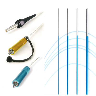 Conector de fibra óptica YAG Sma905, Fibra óptica láser médica, Reutilizable, sonda de fibra óptica desechable