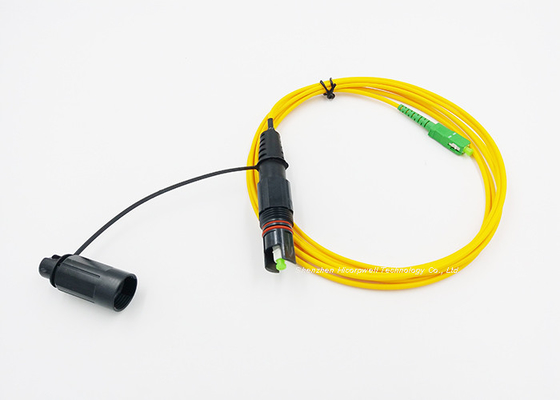 El remiendo al aire libre a prueba de polvo de la fibra óptica telegrafía el mini conector/adaptador IP67 del SC