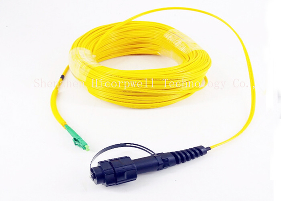 El cable táctico de la armadura del LC de 2 bases, IP67 tapa el cordón de remiendo de la fibra óptica OS1
