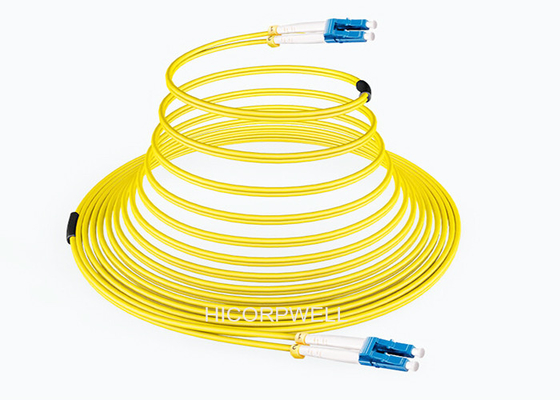 FTTH LC - longitud del cordón de remiendo del cable óptico de la fibra de vidrio del LC SM DX el 1m 3M los 5m