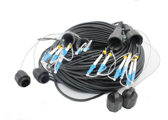 Comunicación al aire libre protegida prenda impermeable del cable de la asamblea de cable óptico de PDLC