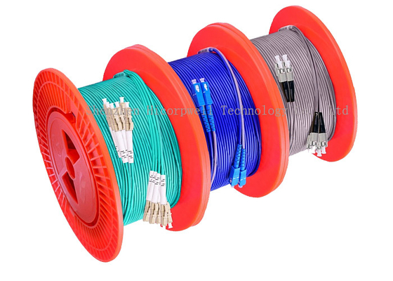 cable del remiendo de la fibra del 100M con el cordón de remiendo del SC FC G652D G657A2 LSZH FO del LC