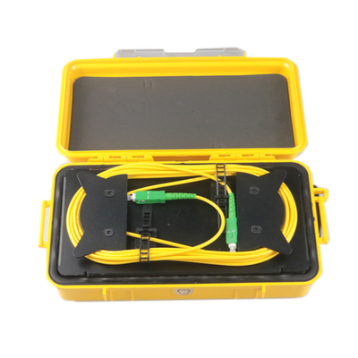 Caja del anillo del carrete de cable de fribra óptica en el color amarillo para la protección de la fibra óptica