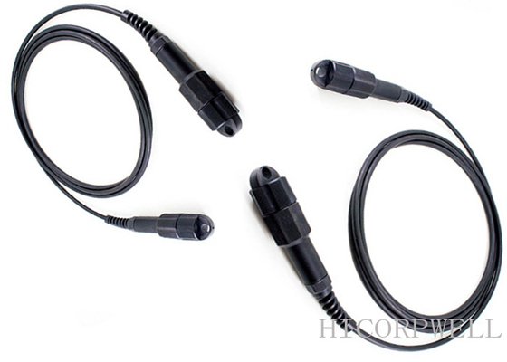 Los cables resistentes del remiendo de la fibra de Optitap SM de agua de la formación en cono modificaron los conectores para requisitos particulares
