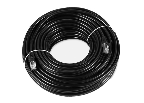 Cable impermeable Cat5e/Cat6/Cat6a/Cat7 de la red de Ethernet de UTP de la red del PVC al aire libre