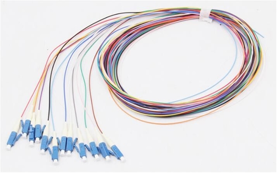 Simplex de la coleta de la fibra óptica de G652 G657 9/125 chaqueta del PVC del solo modo LSZH