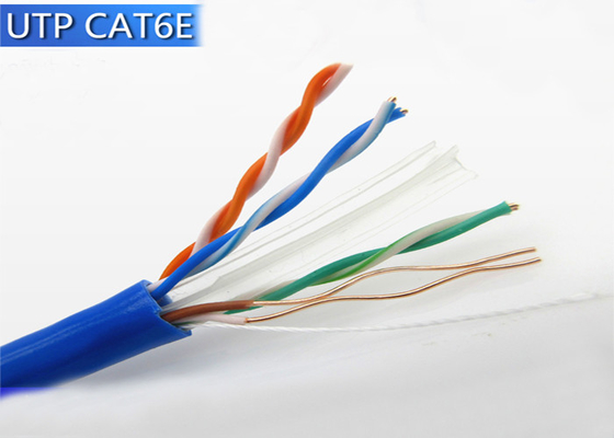 Solo cable LAN de Ethernet para la red fuera del cobre desnudo de Cat6 4pr 23Awg 0.56m m Utp