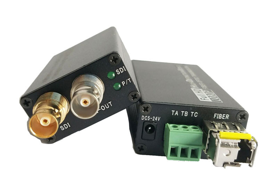 Mini 3G/HD - SDI al medios convertidor de la fibra con el tamaño 110*40*20m m de la función de la cuenta