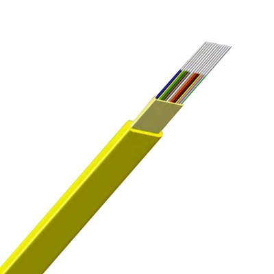 Cable de fribra óptica con varios modos de funcionamiento 6/8/12 fibras de la cinta de la base de GJDFH 4 de la cinta con el miembro de fuerza no-metálico