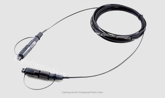 los cables del remiendo de la fibra óptica de la longitud del 100M modificaron los conectores del SC para requisitos particulares APC