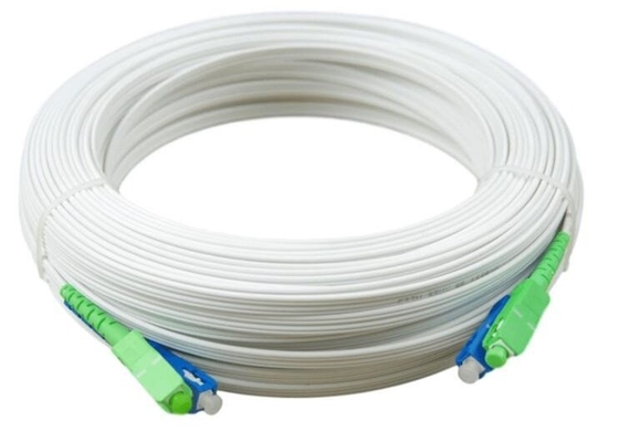 Cable de descenso de la fibra óptica del SC APC 10m los 30m los 50m el 100m FTTH del SC UPC