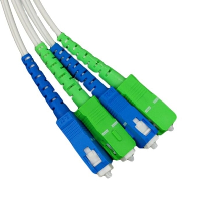 Cable de descenso de la fibra óptica del SC APC 10m los 30m los 50m el 100m FTTH del SC UPC
