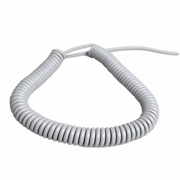 PU los 4M Telephone Spiral Cable de la chaqueta para el equipo electrónico