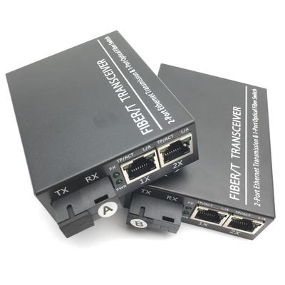 Escoja el medios convertidor IEEE802.3ab 1000Base - T 0.5A de Ethernet dual de la fibra