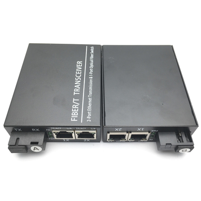 Escoja el medios convertidor IEEE802.3ab 1000Base - T 0.5A de Ethernet dual de la fibra