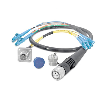 Cable al aire libre a dos caras del remiendo de la fibra óptica con IP67 el tipo militar del grado ODC (enchufe) a la fibra desnuda del LC UPC SM 9-125