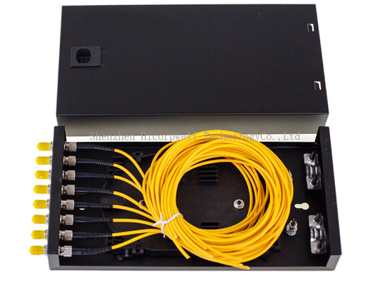 TIPO portuario caja terminal del SC LC FC del panel de remiendo de fibra de Matel 8 de la fibra óptica de FTTH