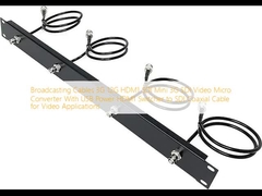 Cables de transmisión 3G 12G HDM1 SDI Mini 3G SDI Microconvertidor de vídeo con alimentación USB HDM1 Cambiador a cable coaxial SDI para aplicaciones de vídeo