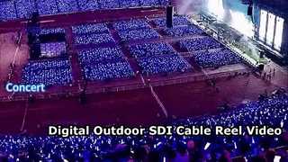 Carrete de cable al aire libre de SDI del cable de vídeo del carrete de cable de 3G/6G/12G Digitaces SDI
