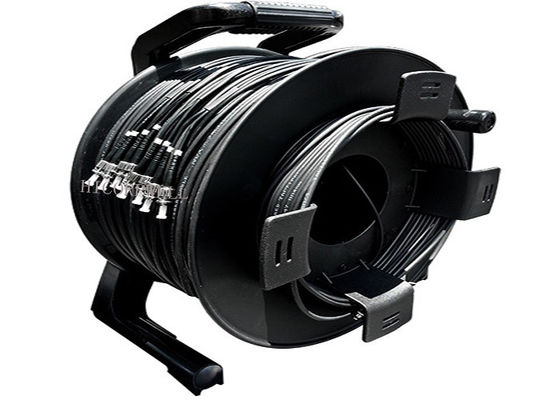 calidad  Portable Retractable Cable Reel For Various Tactical Communication FO Cable fábrica