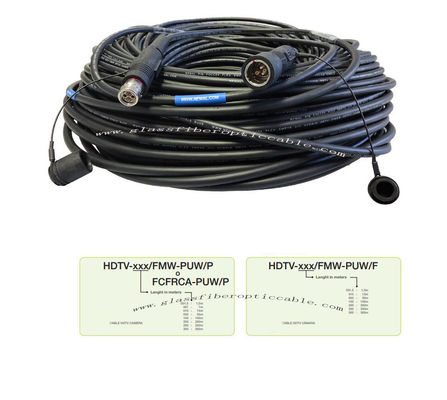 3k 93c HD cable de cámara de transmisión híbrida