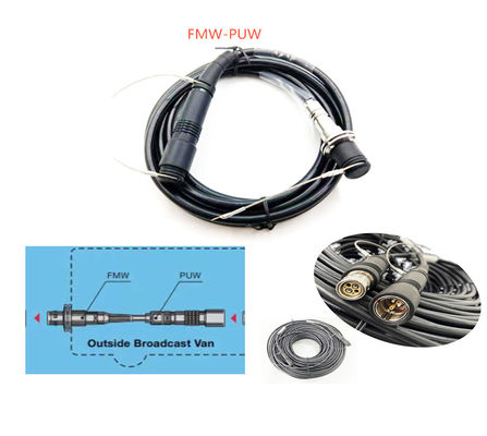 3k 93c HD cable de cámara de transmisión híbrida