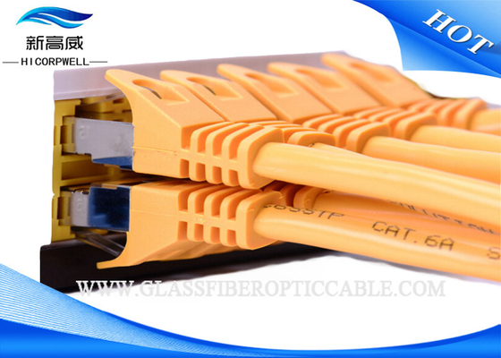 De CAT6A UTP/STP 2 Gigabit Ethernet del cable LAN conector de Unshield del cobre A.C.