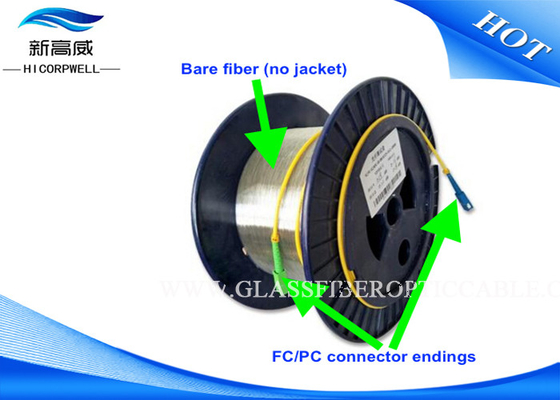 Los carretes de cable de fibra óptica desnudos del anillo de la fibra OTDR reciben el solo modo G.652D