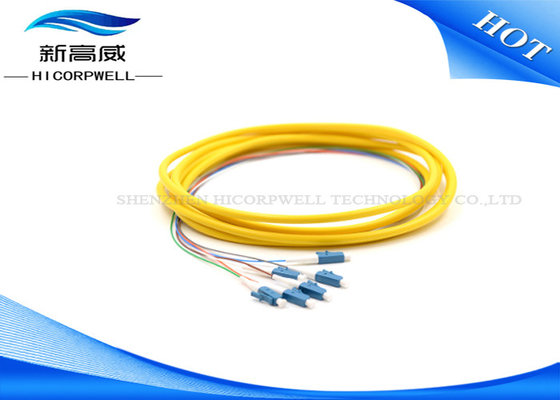 IEC de la coleta de la fibra óptica del SC APC 60794 longitud del 100m - del 1000m con la chaqueta de PVC de LSZH
