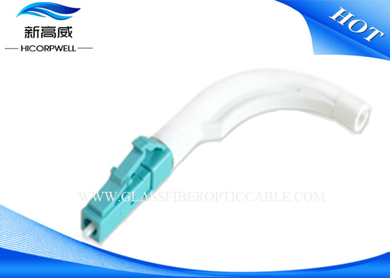 conector rápido de la fibra del PVC de 1.2m m 0.9m m 2.0m m, 90 grados de la bota de conector del SC UPC
