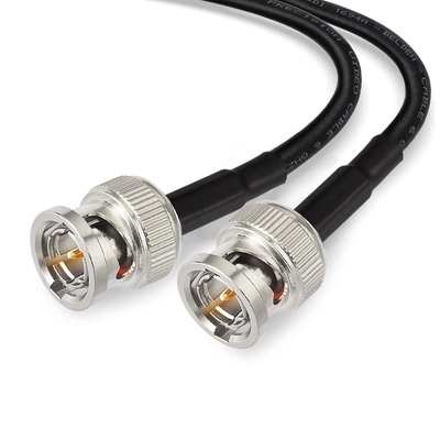 Cable coaxial masculino de la cámara RG179 RF del cine del cable de extensión del cable de vídeo BNC de HD SDI BMCC Blackmagic