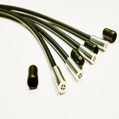 Rodas de vidrio Fibra óptica Enlace de fibra óptica Enlace de fibra óptica desnuda Cables de fibra óptica Desnuda Fibra óptica