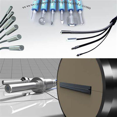 Rodas de vidrio Fibra óptica Enlace de fibra óptica Enlace de fibra óptica desnuda Cables de fibra óptica Desnuda Fibra óptica