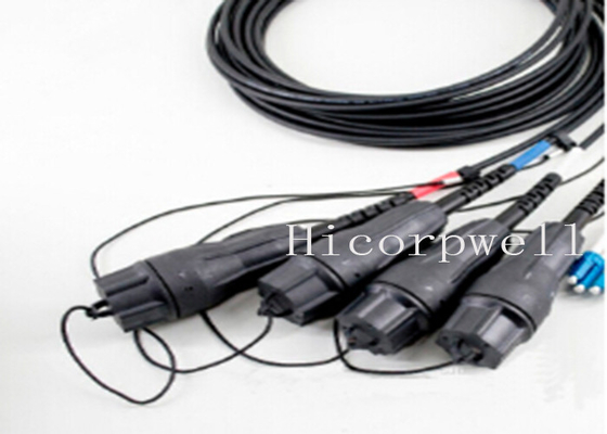 Fullaxs LC/remiendo de la fibra óptica del UPC telegrafía longitud a dos caras del SM LSZH 4.8m m con los 50M