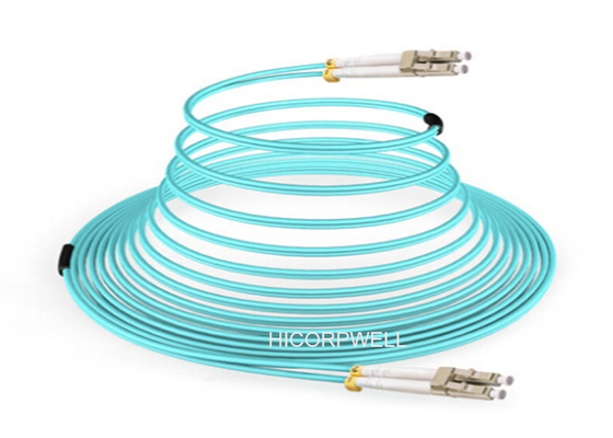 FTTH LC - cordón de remiendo del cable óptico de la fibra de vidrio del LC OM3 150 M DX el 1m 3M los 5m