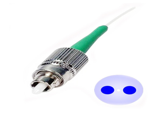 Fibra de alta birefringencia (hi-bi) 1310 nm SM FC/APC Polarización de mantenimiento de fibra Jumper Pigtail 0.9 Manga FC Fibra