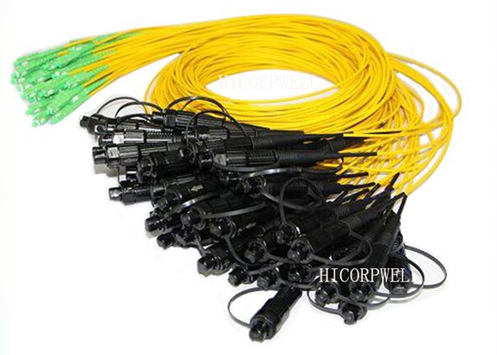 Los mini cables del remiendo de la fibra óptica del SC modificaron los conectores para requisitos particulares con los dispositivos de HW