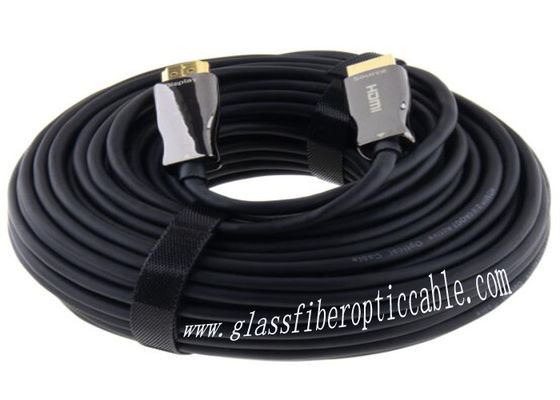 Cable HDMI delgado de fibra óptica HDMI 2.0 4K Ultra-HD SDI 12G AOC Cable HDMI de fibra óptica 4K Versión 2.0