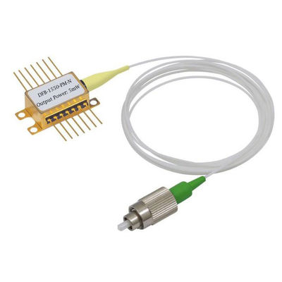 Diodo láser 14PIN BTF 1550nm 10mW Laser mariposa con TEC incorporado y Fibra PM Potencia máxima 10W