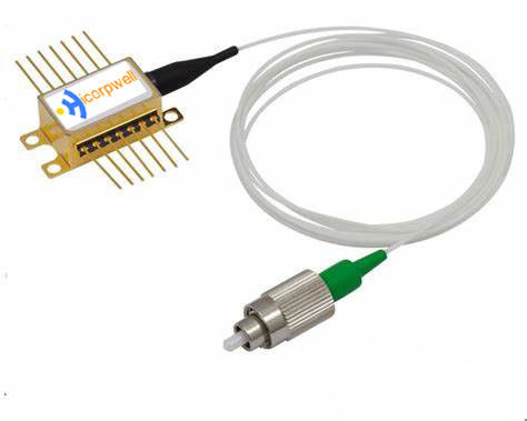Diodo láser 14PIN BTF 1550nm 10mW Laser mariposa con TEC incorporado y Fibra PM Potencia máxima 10W