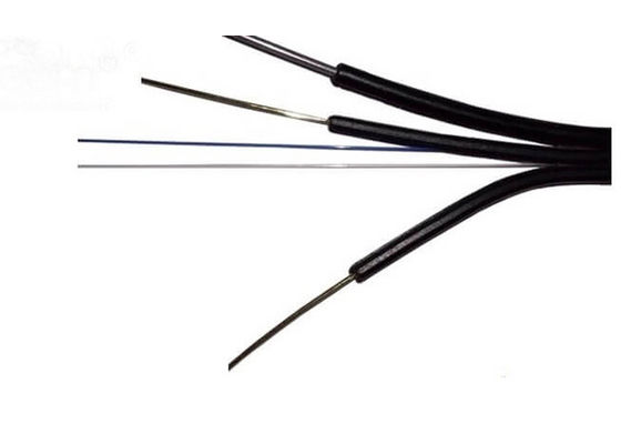 Tipo de fibra: Cable de fibra óptica monomodo de vidrio con cubierta LSZH y radio de curvatura estática de 10*diámetro del cable