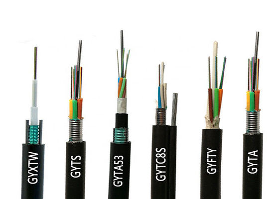 Cable de fibra óptica de hasta 288 fibras para fibra monomodo en aplicaciones de video en exteriores