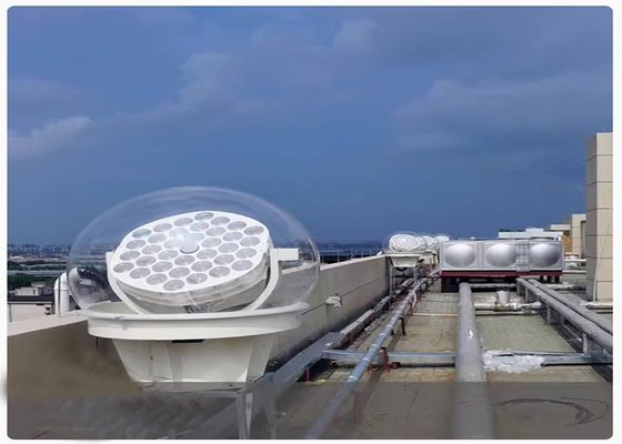 Energía renovable limpia y respetuosa con el medio ambiente reduce las emisiones de carbono, por lo que es una opción respetuosa con el medio ambiente