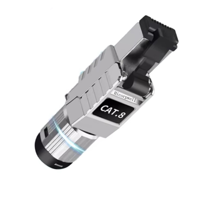 Cable Ethernet 100m 30M 50M Cat6 CAT8 SFTP Cable de conexión Conector RJ45 Chapado en Oro Cable Ethernet Cat8