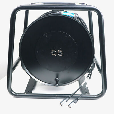 Cat6 50M/80M/100M Retractable Premade Network Cable Winding Drum Ethercon Connector for LED Display