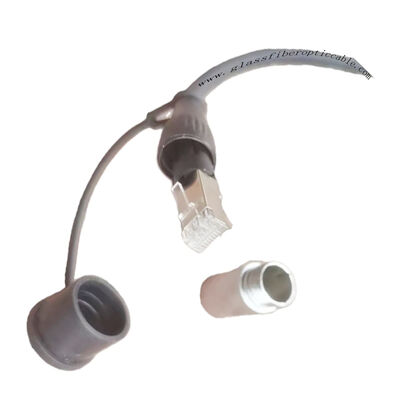 Fan a Fan Ethercon RJ45 Ethernet táctico 4CH Audio Multicore Red de cable extensor de bobina de cuerda Compatible con WiFi 4G 3G