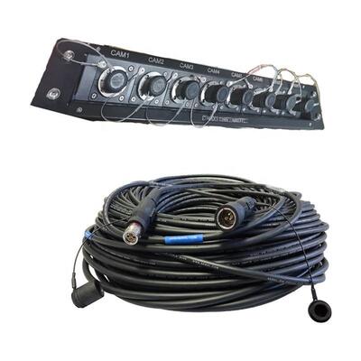 Flexible 3K93 FUW SMPTE Active Optical Cable | Broadcast Camera Hybrid Cable for Long Distance AV Signal Extension