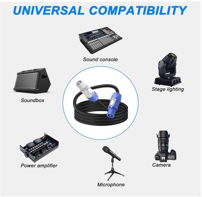 Audio LED Display Multi Microphone 4 8 12 16Xlr 24 32 48 Channels Audio Cables Optic Powercon Cables