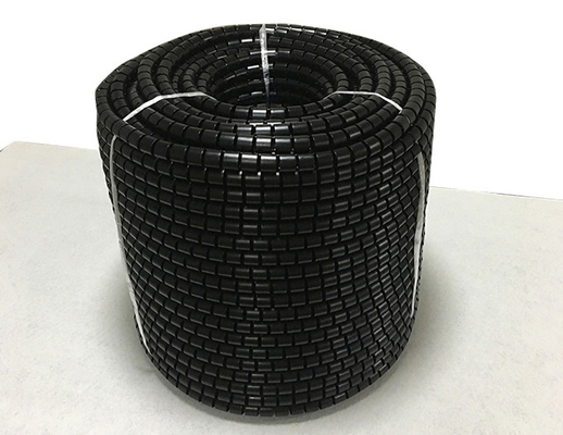 Talla 8 -200mm del protector de la manguera del cable del remiendo del canal de la fibra del tubo del tubo del alambre del envoltorio de plástico