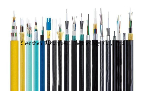 Fibra óptica 2 núcleos Tactical Cables de parche de fibra óptica por carrete 100m - 1000m de longitud